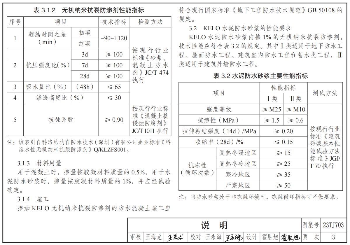 科洛图集抗裂剂性能指标